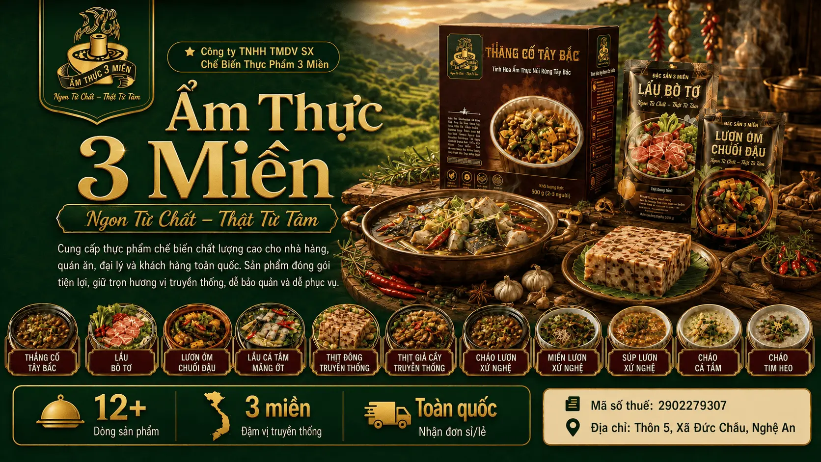 Cung cấp thực phẩm 3 Miền cho nhà hàng, quán ăn, đại lý